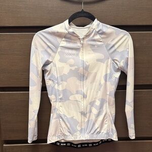 Tres Pinas M Lavender Gray Camouflage Cycling Jersey